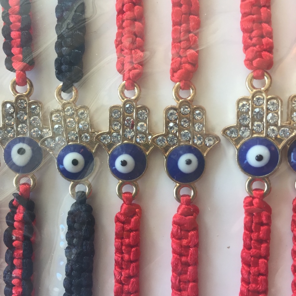 Hamsa bracelets, adjustable straps to fit all